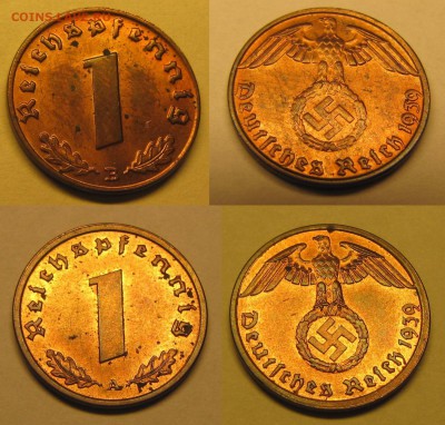 1Pfennig1939г.(третий рейх)2шт.(А),(В).До24.03.14. - 2014-03-19_123043