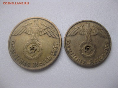 Третий Рейх,5+10 РЕЙХСПФЕННИГОВ 1937 J,D (бронза)!до 21.03 - IMG_0976.JPG