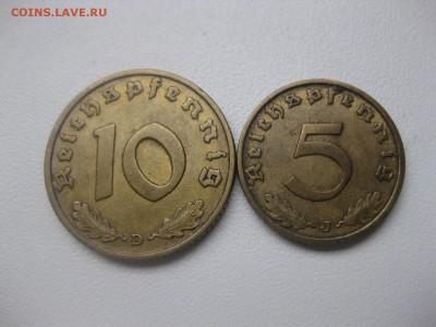 Третий Рейх,5+10 РЕЙХСПФЕННИГОВ 1937 J,D (бронза)!до 21.03 - IMG_0975.JPG