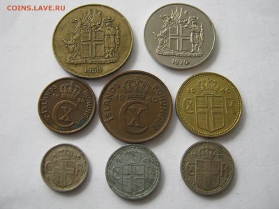 ИСЛАНДИЯ 8 монет от 2 аурар до 10 крон. 1923-1970. - 029.JPG