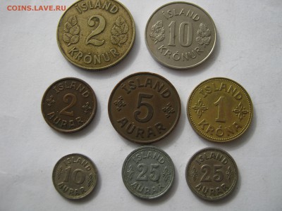 ИСЛАНДИЯ 8 монет от 2 аурар до 10 крон. 1923-1970. - 027.JPG