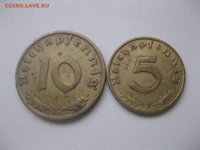 Третий Рейх,5+10 РЕЙХСПФЕННИГОВ 1938 F,E (бронза)!до 21.03 - IMG_0977.JPG