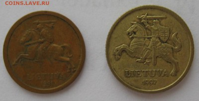 10 центовые 1991 и 1997 гг Литва. - IMG_3521.JPG