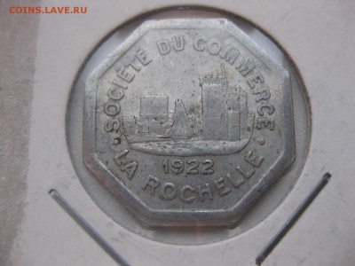 ФРАНЦИЯ,25 сантимов 1922г(нотгельд,La Rochelle)!до21.03 - IMG_0948.JPG