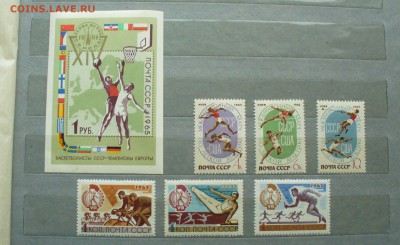 Марки СССР 1965г. Спорт, до 24.03.14г. 22-00 мск. - P1090704.JPG