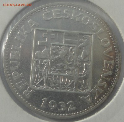10 крон Чехословакия 1932 серебро до 24.03 - 10 крон 2
