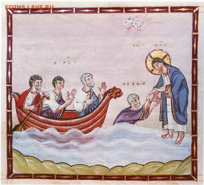 Монеты с Корабликами - Codex_Egberti_fol._27v