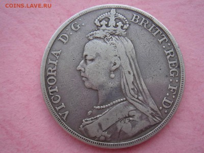 Великобритания: Ag-925 крона 1889 Виктория до 25.03.14, 22 - Крона 1889-2.JPG