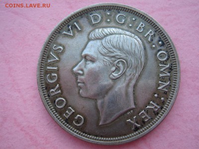 Великобритания: Ag-500 крона 1937 Георг 6 до 25.03 22-00 - Крона 1937-2.JPG