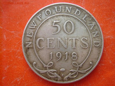 Ньюфаундленд: Ag-925 50 центов 1918 Георг 5 до 25.03 22-00 - Ньюфаундленд 50 центов 1918-1.JPG