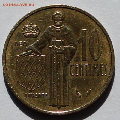 Монако. 10 сантим 1977. - 1