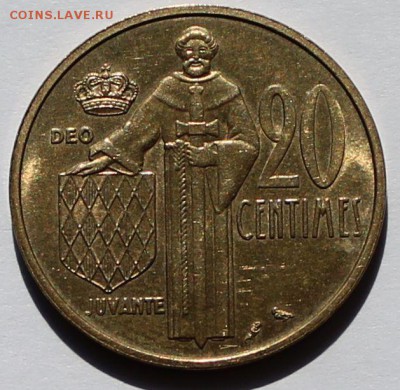 Монако. 20 сантим 1962. - 1