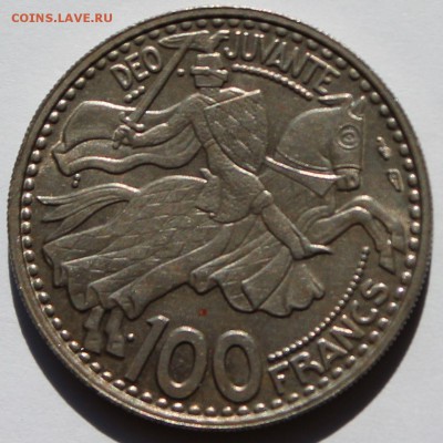 Монако. 100 франков 1950, - 2