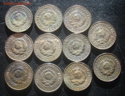 копейки  1926, 1927  ,,1928, 1933,,,1934 года     11 шт - DSC08678.JPG