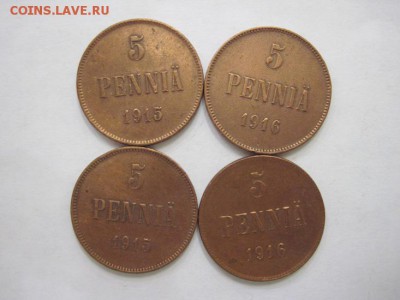 5 пенни Россия для Финляндии 4 шт. - Изображение23 053