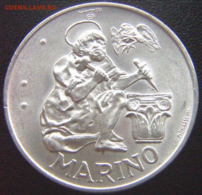 Сан-Марино_памятные 500 лир 1975. Серебро; до 21.03_22.14мск - 7724
