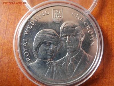 ГИБРАЛТАР крона 1981г. СВАДЬБА до 23.03 - P3220017.JPG