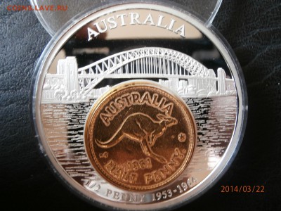 АВСТРАЛИЯ half penny 1961г. до 23.03 - P3220007.JPG