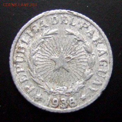 Оцените две монеты Парагвая 1938 года (алюм.) - Парагвай 50 сентаво (1938) А