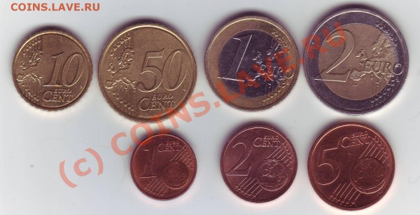 Словакия евро 7 монет сегодня 22-00 мск - Словакия А.JPG