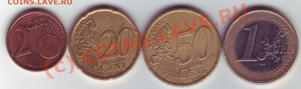 Ирландия 4 монеты евро сегодня до 22-00 мск - Ирландия А.JPG