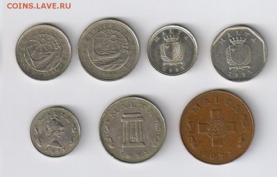 МАЛЬТА - 7 монет 1972-1995гг до 27.03.2014г 21-00 - МАЛЬТА - 7 монет022