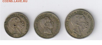 СТАРЫЙ ЛЮКСЕМБУРГ -3 монеты 1901-1908гг до 27.03.2014г 21-00 - ЛЮКСЕМБУРГ - 3 монеты[4]