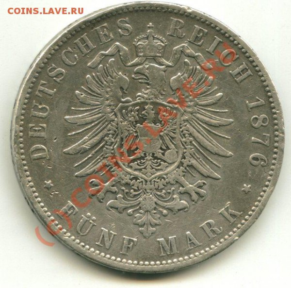 5 марок 1876 г. - 88