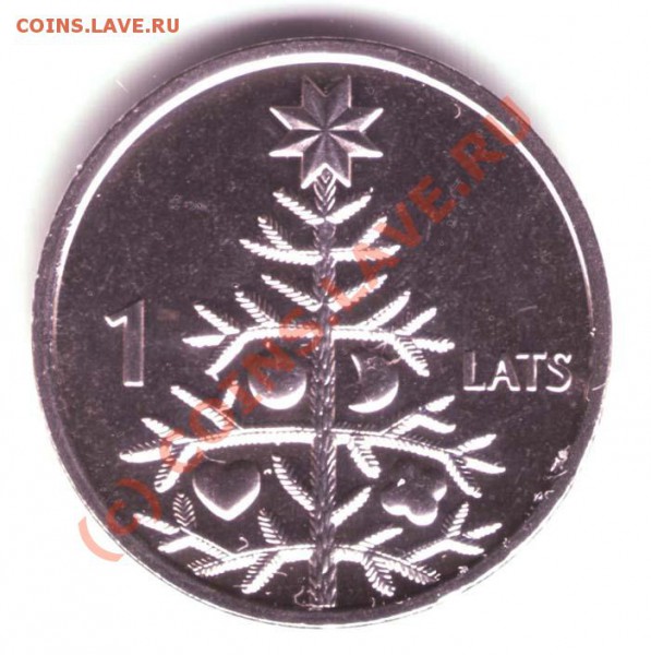 Латвия, 1 Лат "Рождественская ель" до 03.03 21-20 - 1Ls_christmas_tree_01