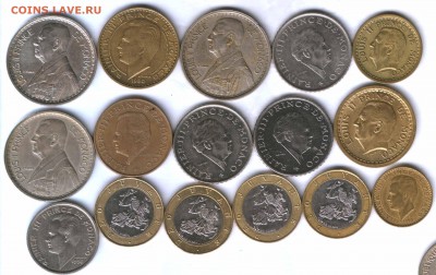 Монако 38 монет, опт. до 23.03. 21.30 - 710