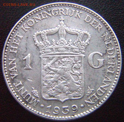Серебряный голландский гульден 1939; до 23.03_22.04мск - 7759