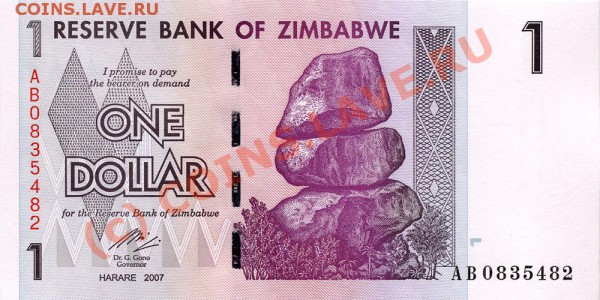 10 22:00 - 1$ Zimbabve