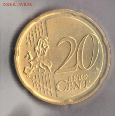 Люксембург 20 центов 2010 до 25.03.2014 22-00 - 20р