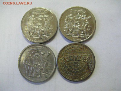 КИНЕМАТОГРАФ на монетах и жетонах - черепашки (2)