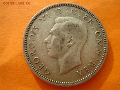 Великобритания: Ag-500 шиллинг 1943 Шотландский до 27.03 22 - Шиллинг 1943Ш-2-2.JPG