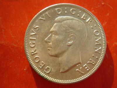 Великобритания: Ag-500 флорин 1943 Георг 6 UNC до 27.03 22 - Флорин 1943-2