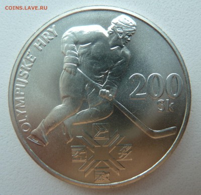 Словакия 200 крон 1994 Олимпиада. Хоккей до 26.03.14 22:00 - P1190900.JPG