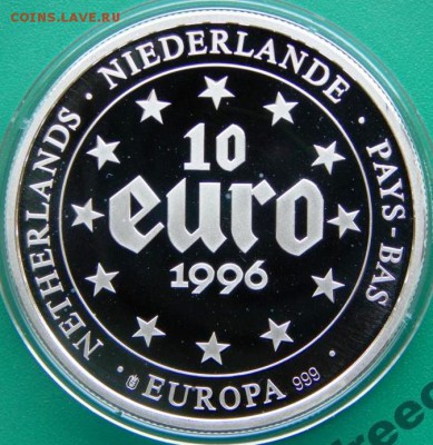 10 евро 1996 Нидерланды Ag - 10 евро...2