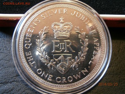 О.МЭН 2 кроны 1977г.СЕРЕБРЯНЫЙ ЮБИЛЕЙ в коробке до 26.03 - P3250006.JPG