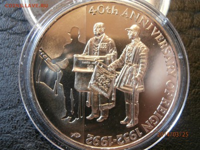 ФОЛКЛЕНДЫ. 50пенсов ЮБИЛЕЙ ПРАВЛЕНИЯ 1992г до 26.03 - P3250002.JPG