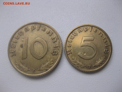 Третий Рейх,5+10 РЕЙХСПФЕННИГОВ 1939F,F (бронза)!до 26.03 - IMG_0979.JPG