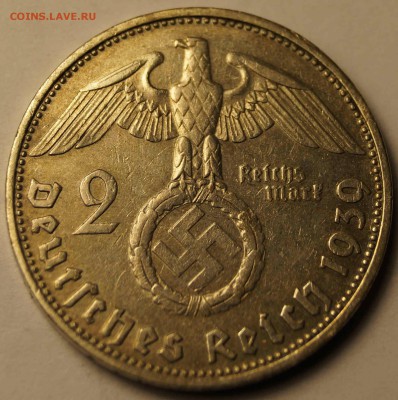 2 рейхсмарки 1939 D до 29.03.2014 - 2 марки 19392D_2.JPG