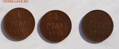 1 пенни 1915-17 гг. 3 шт. До 28.03.14 в 22.00 по МСК - 15,16,17