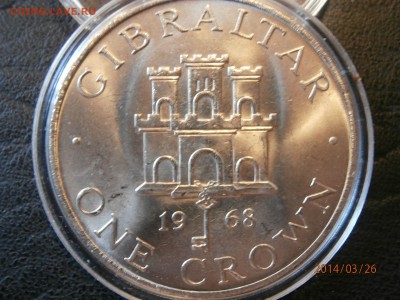 ГИБРАЛТАР. крона ЗАМОК. 1968г. до 27.03 - P3260022.JPG