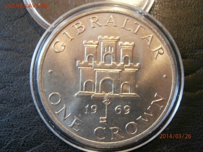 ГИБРАЛТАР. крона ЗАМОК. 1969г. до 27.03 - P3260024.JPG
