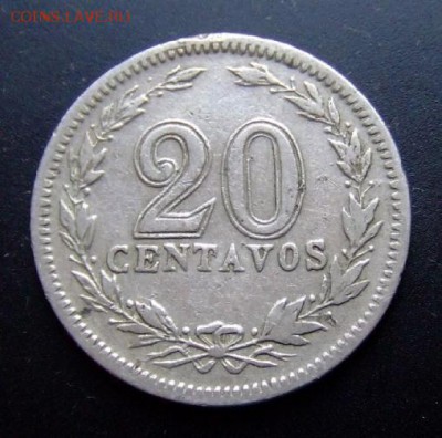 2 - Аргентина 20 сентаво (1921) Р