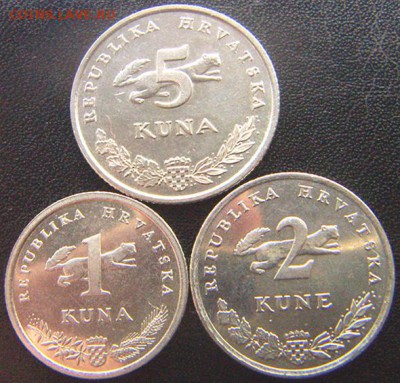 Хорватия_3 монеты 2001 - 2010 "Фауна"; до 26.03_22.00мск - 7803