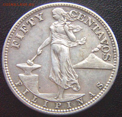 Американские Филиппины_50 сентаво 1944(S); до 26.03_22.10мск - 7655