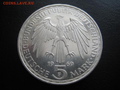 1969 Германия, 5 М, серебро, до 01.04 в 22-10 мск - IMG_1006.JPG