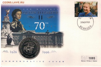 Бермуды 1$ 1996 День рождения до 31.03.14 в 22.00мск (8156) - 4-бер1